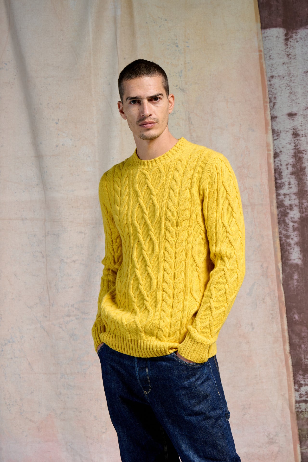 Girocollo Trecce Lana/Cashmere