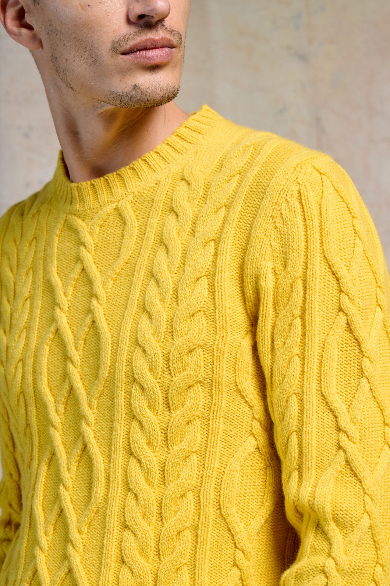 Girocollo Trecce Lana/Cashmere