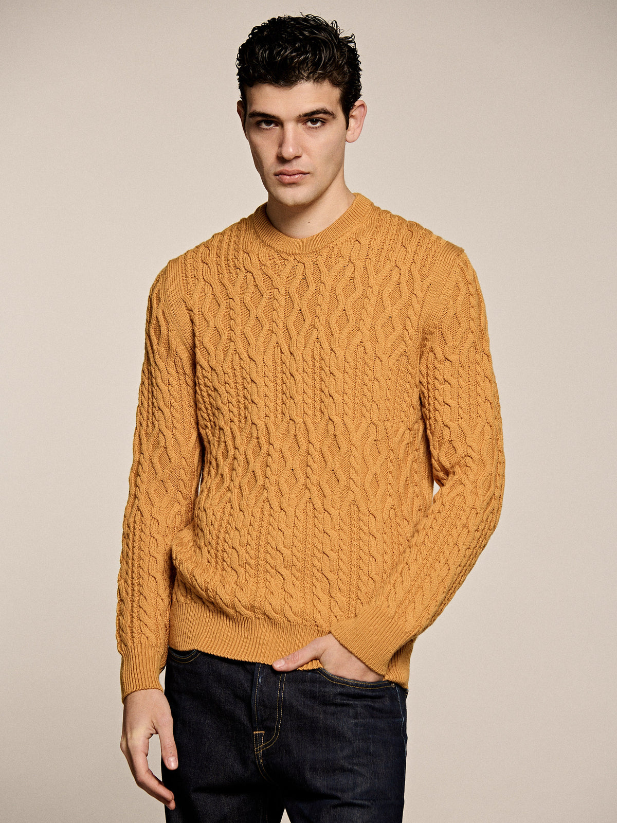 Girocollo Aran Lana Merino
