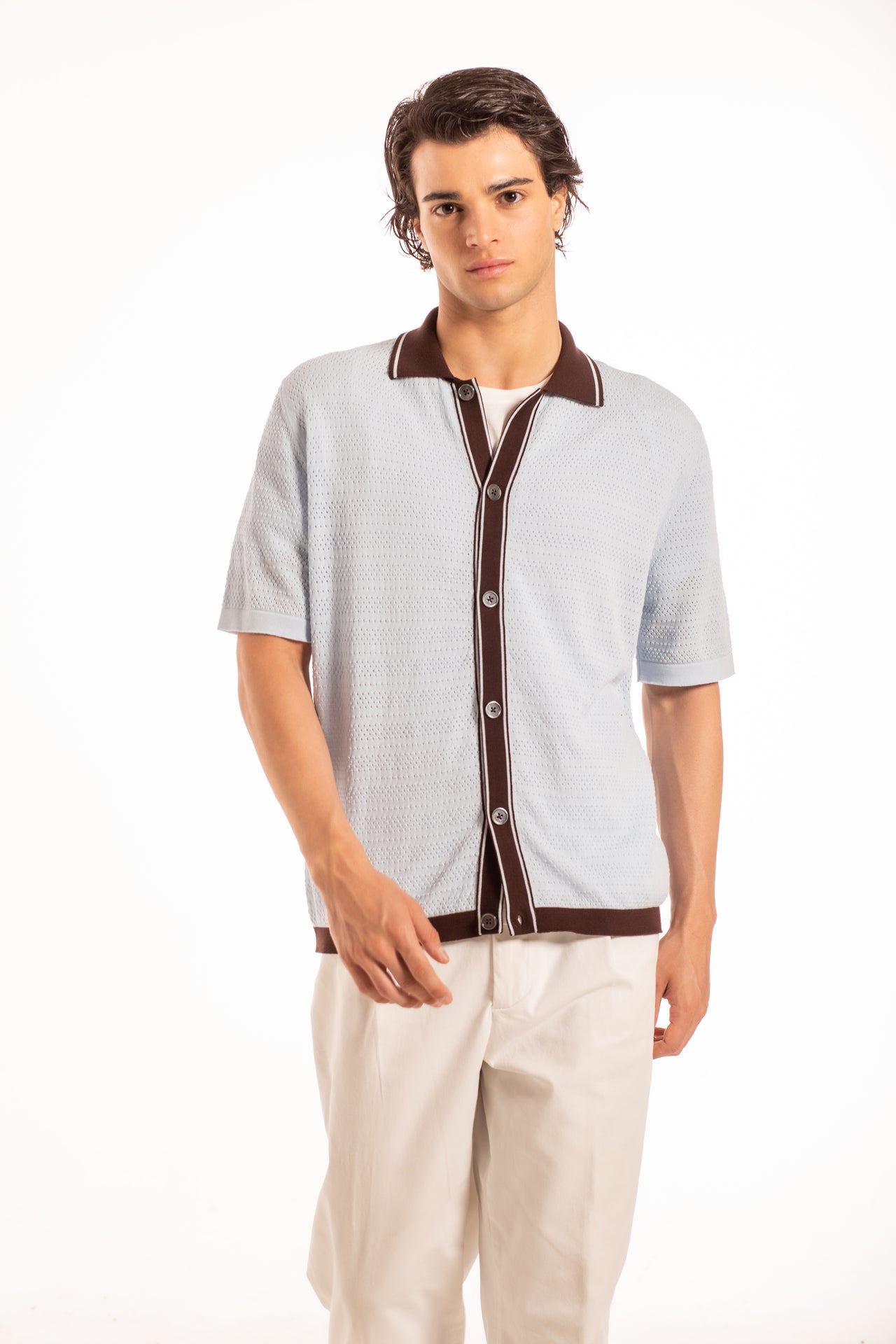 Camicia Punzonato Contrasti MM