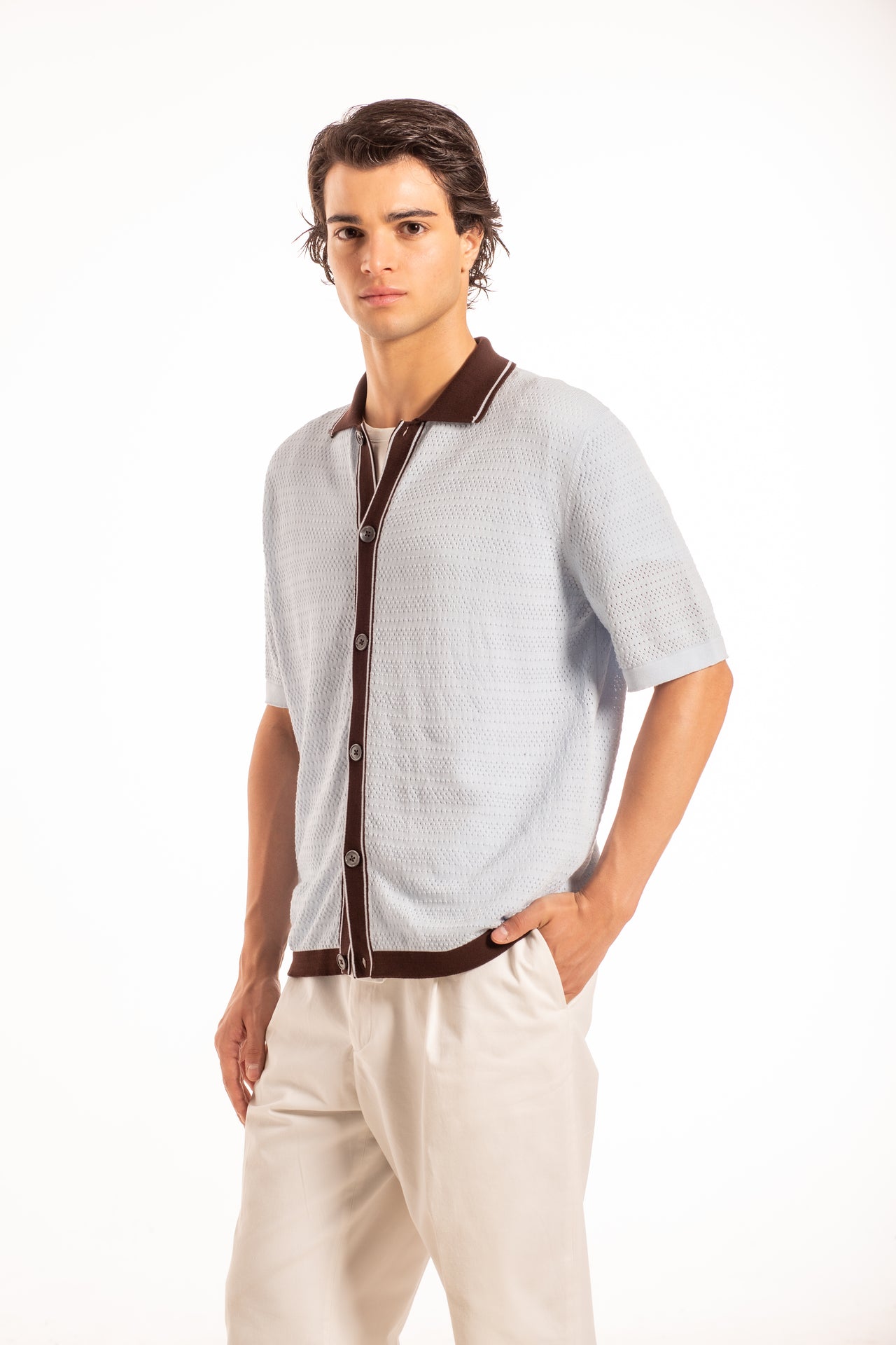 Camicia Punzonato Contrasti MM