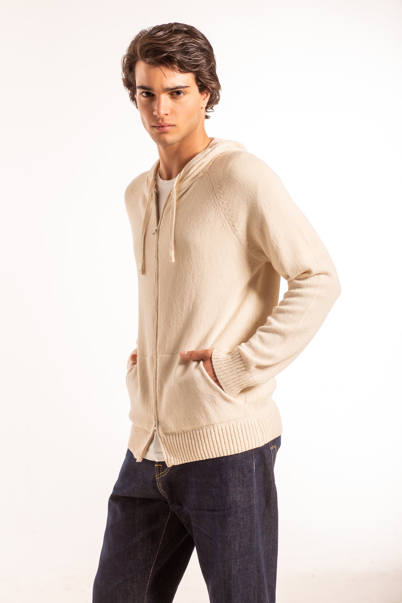 Full Zip Cappuccio ML