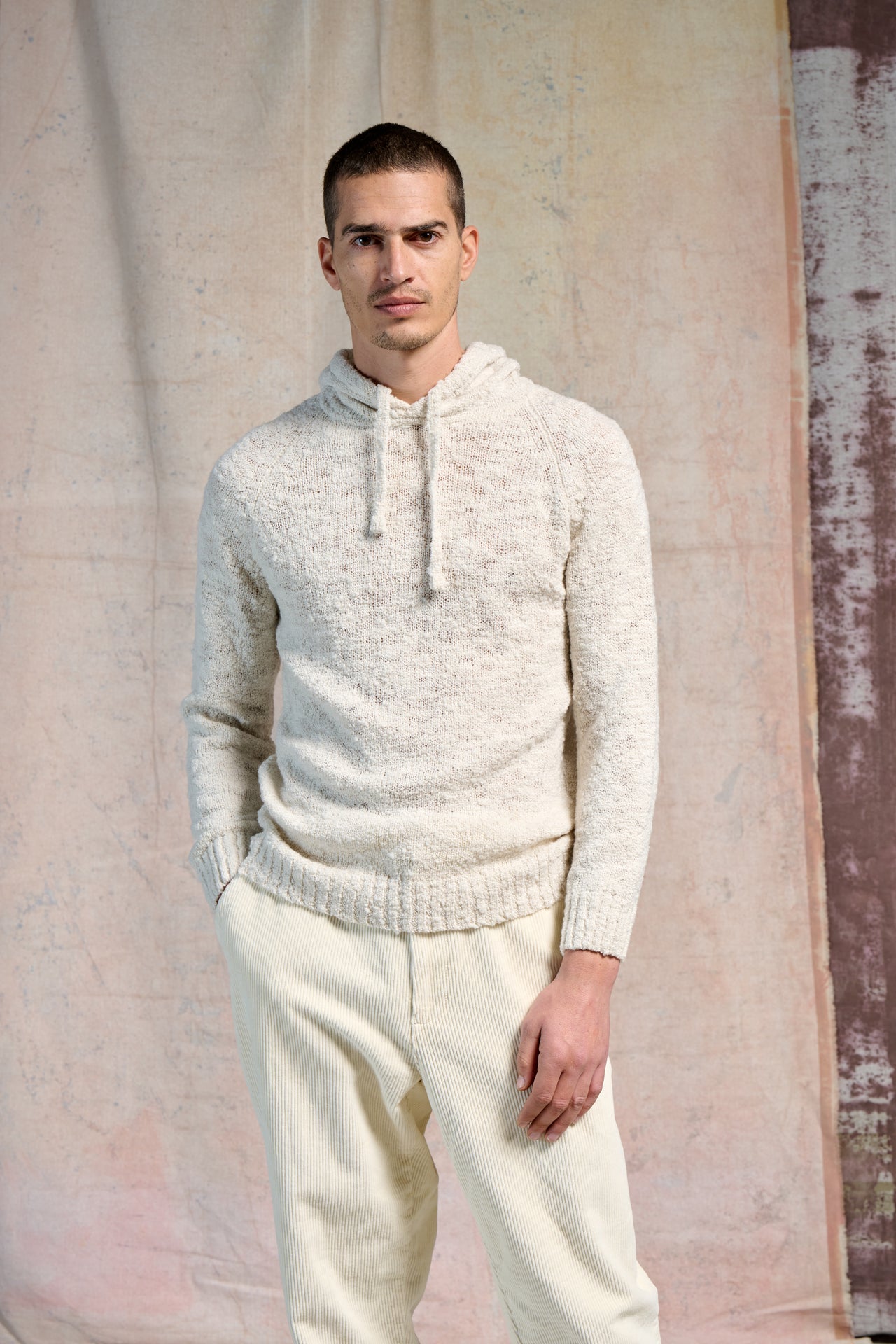 Felpa Cappuccio Bouclè