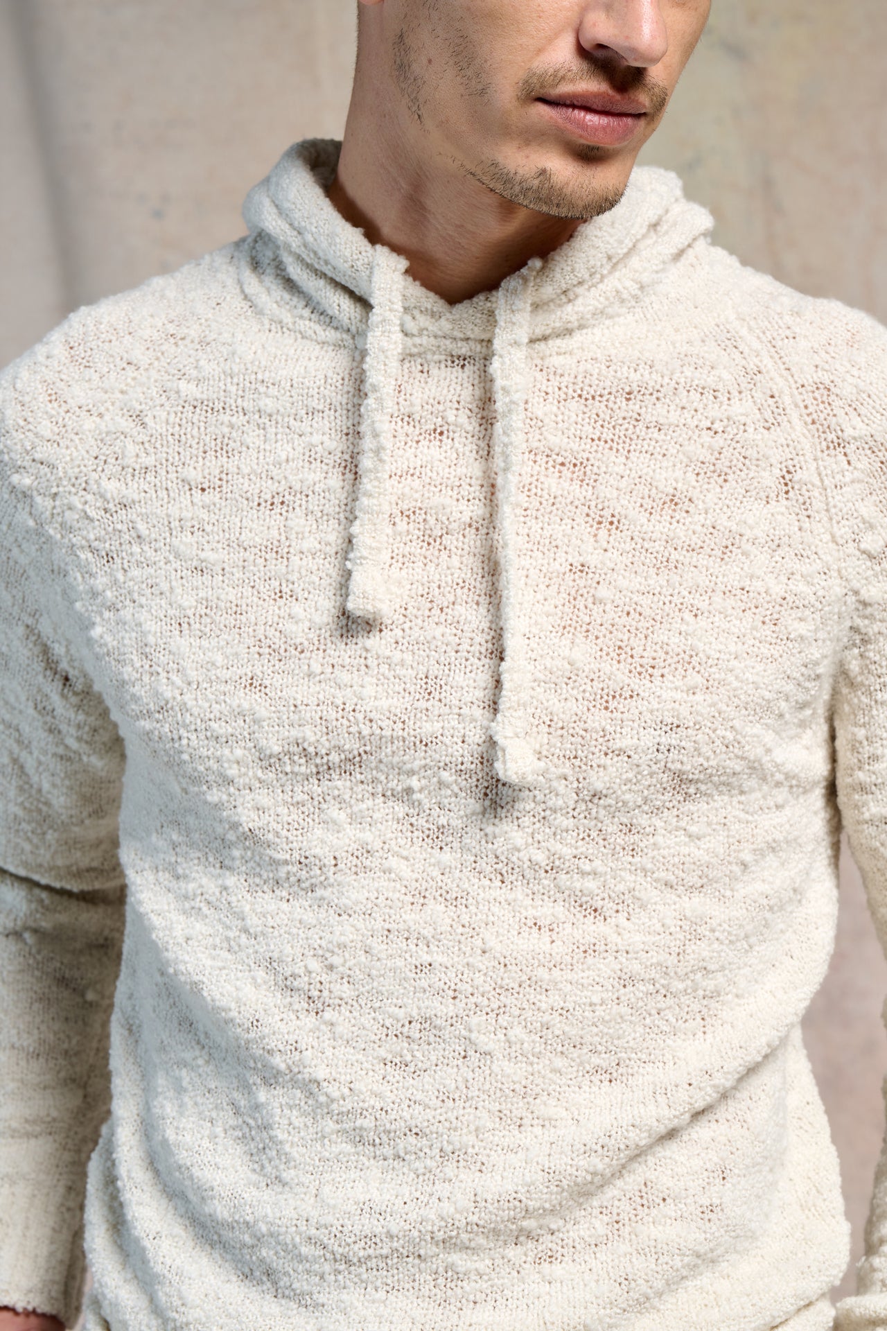 Felpa Cappuccio Bouclè