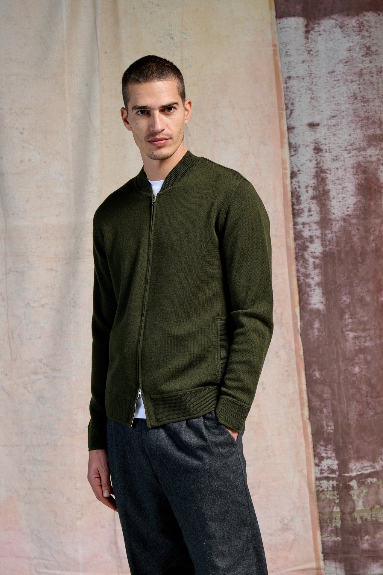 Baseball Zip P.Milano Merinos Super 100's 2/30