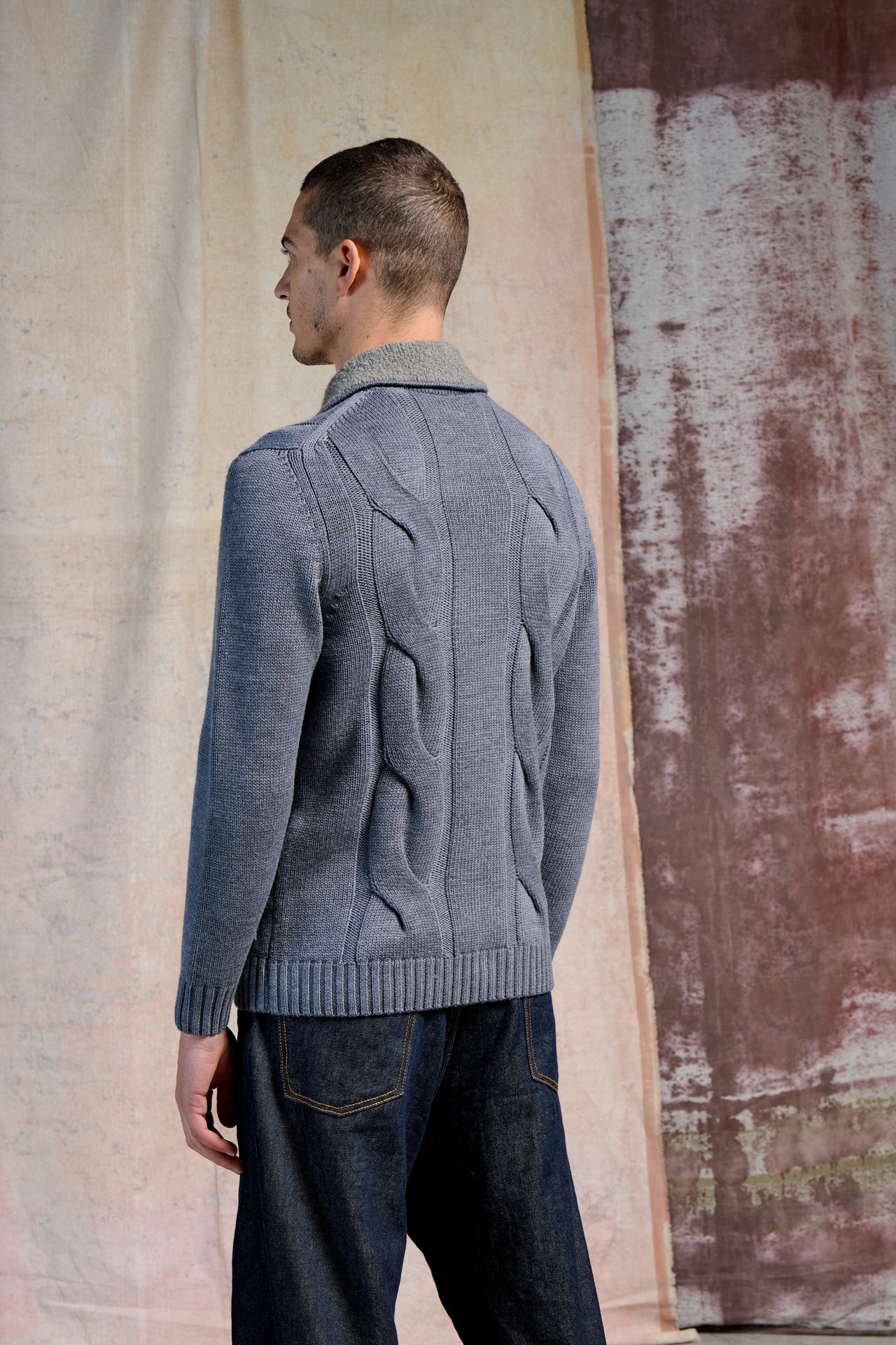 Full Zip Merinos Super 100's 2/30