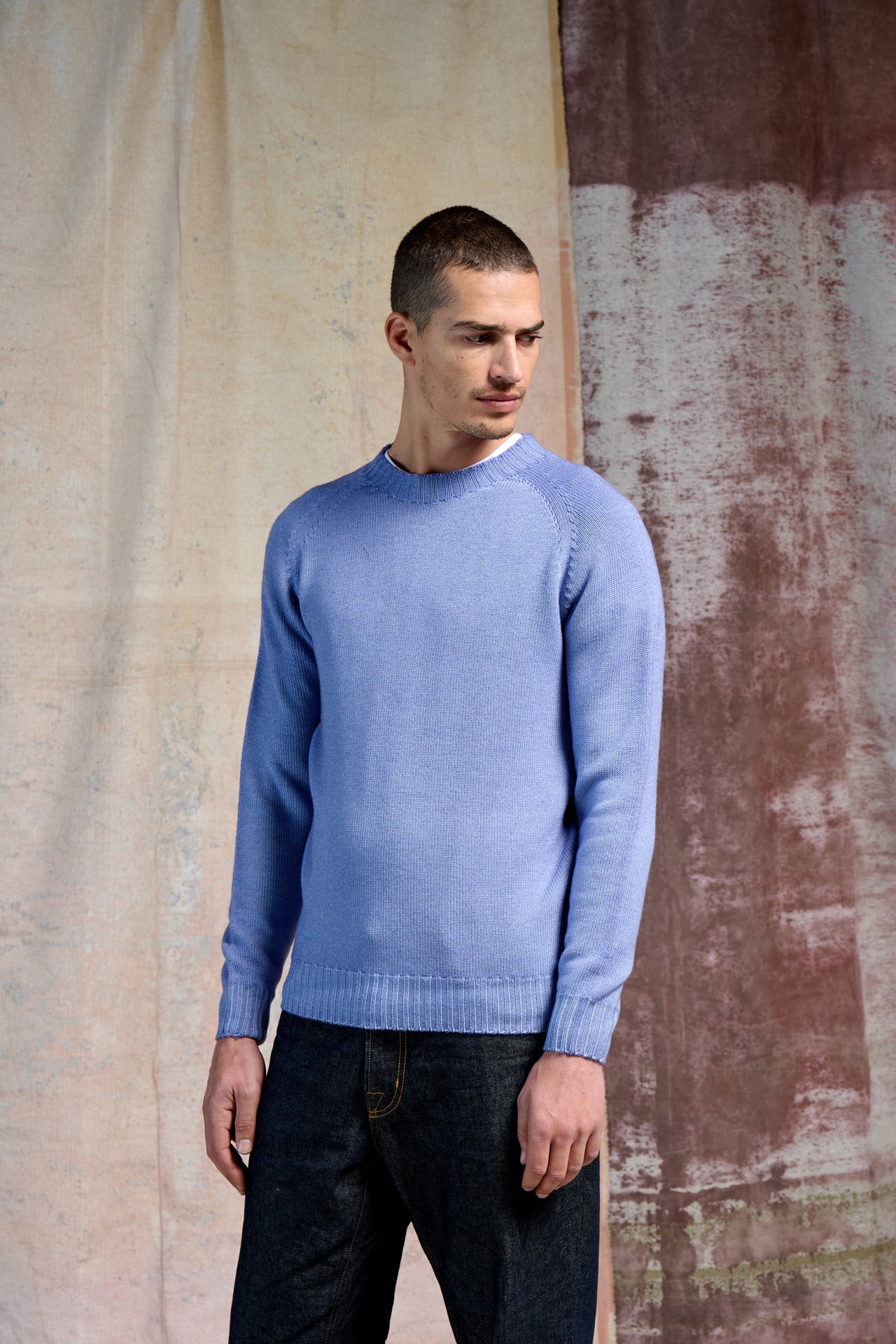 Girocollo manica Reglan Tinto Nuvola