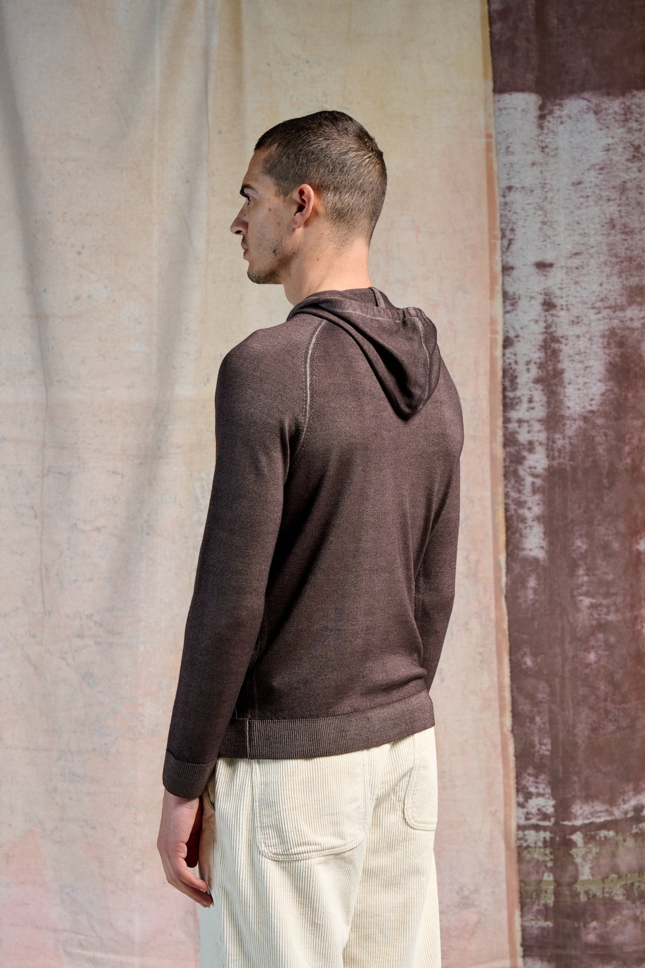 Felpa Cappuccio Tinto Nuvola