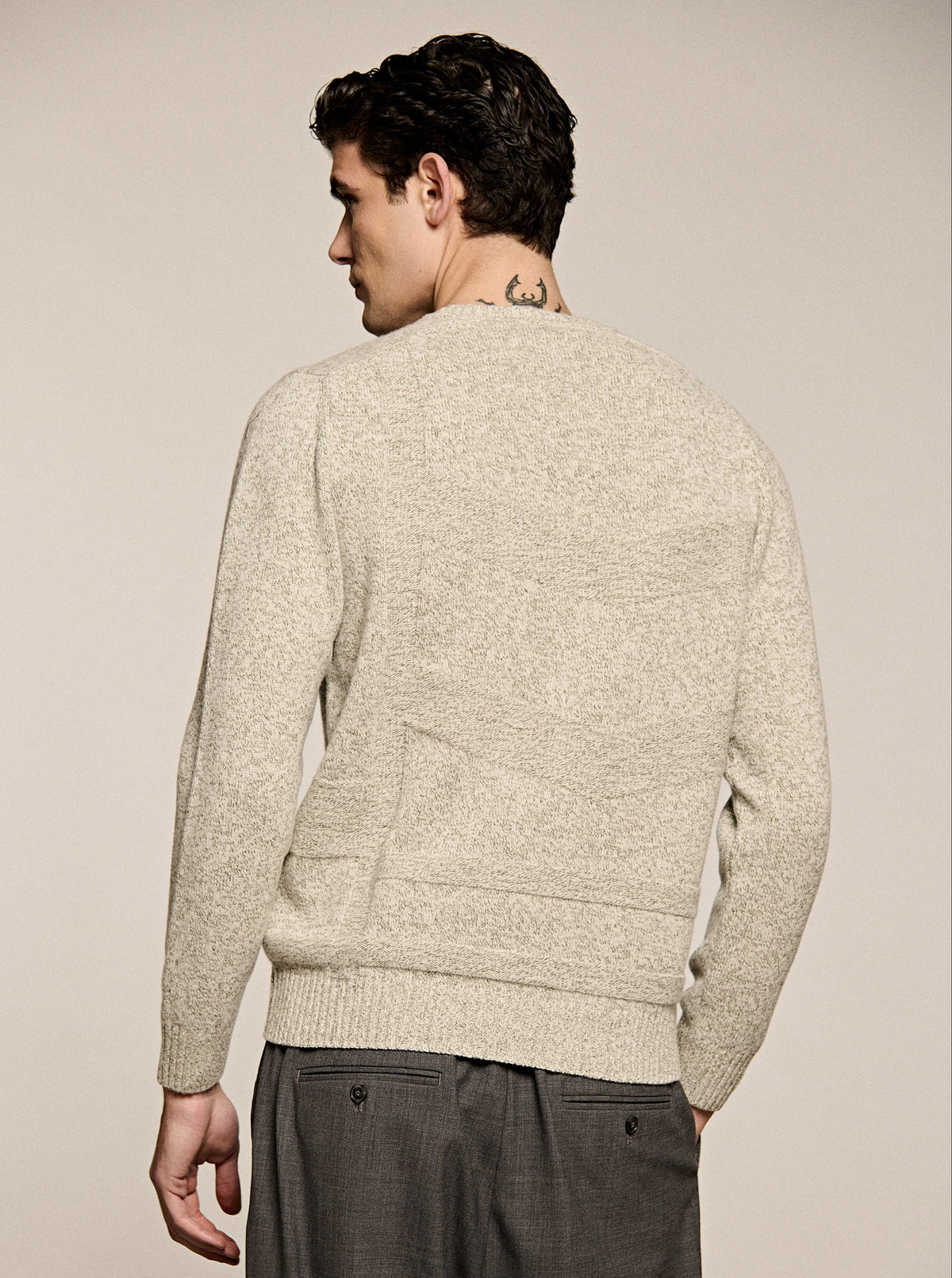 Girocollo Patchwork Supergeelong Marl