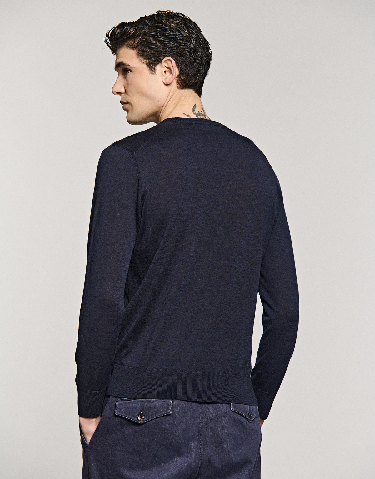 Girocollo Lana Cashmere Seta