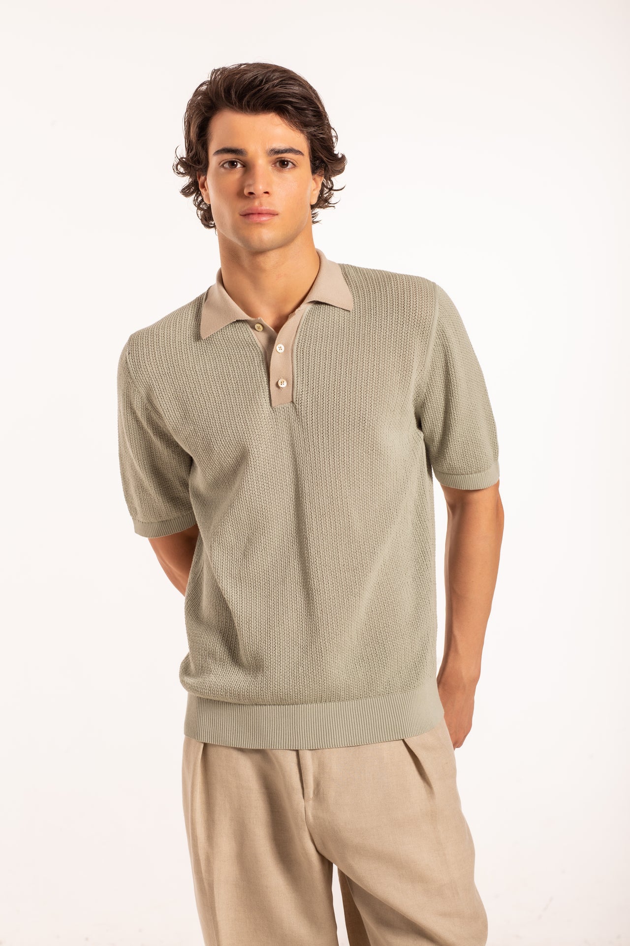 Polo Bottoni Contrasto MM