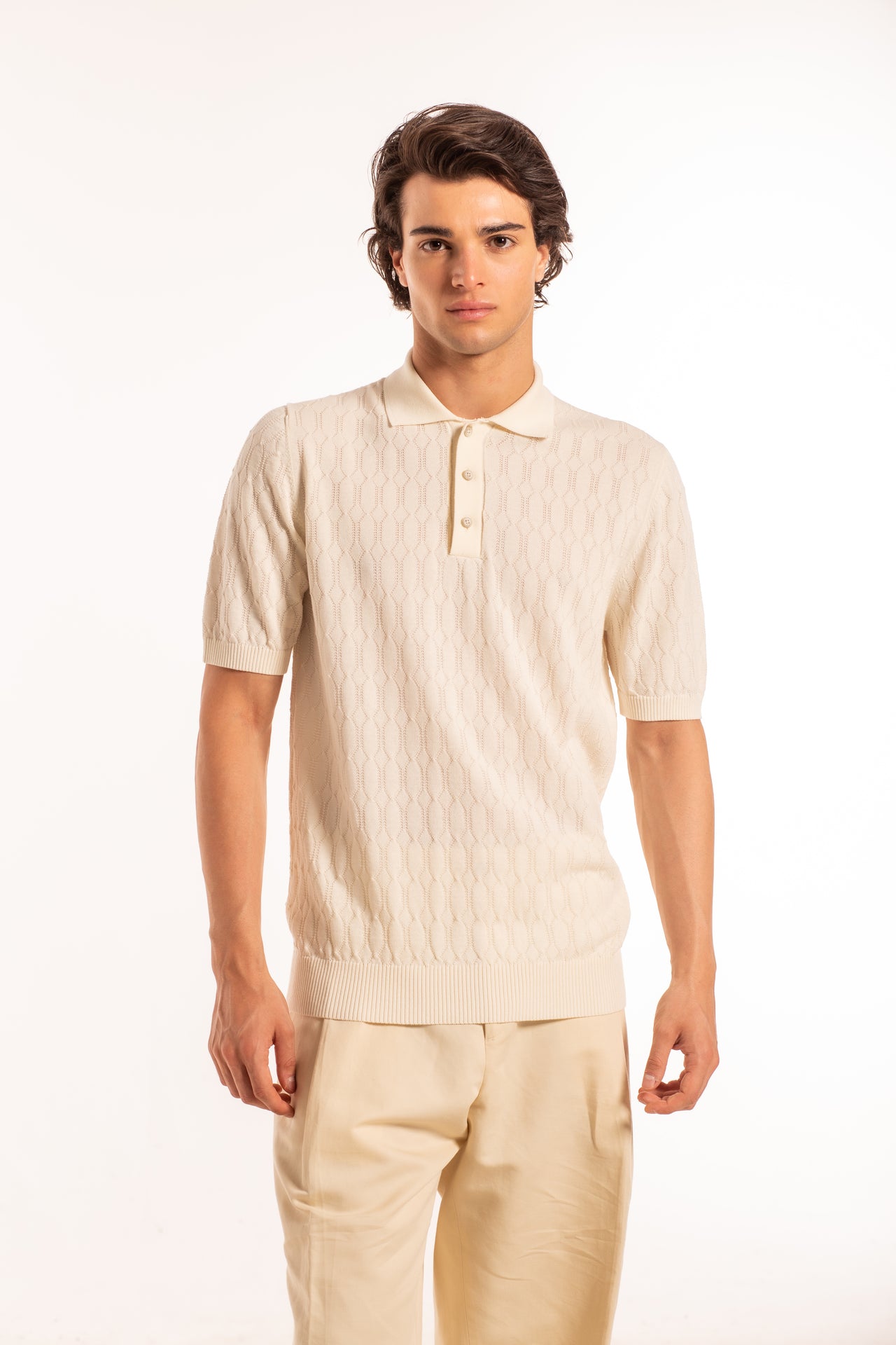 Polo Bottoni Rombo Inglese MM