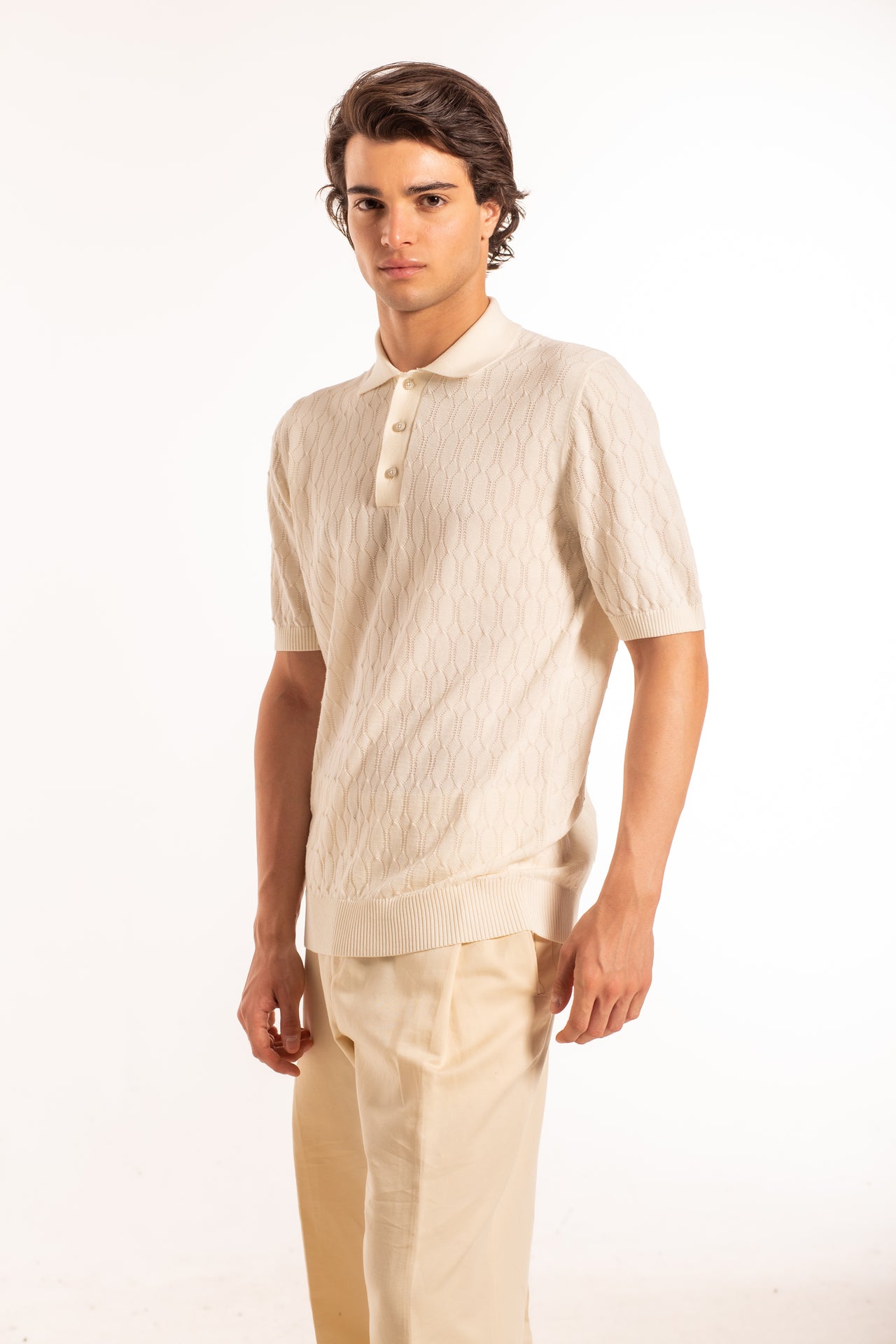 Polo Bottoni Rombo Inglese MM