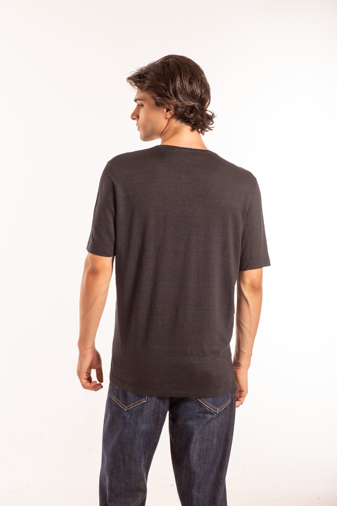 T-Shirt Girocollo MM Lino