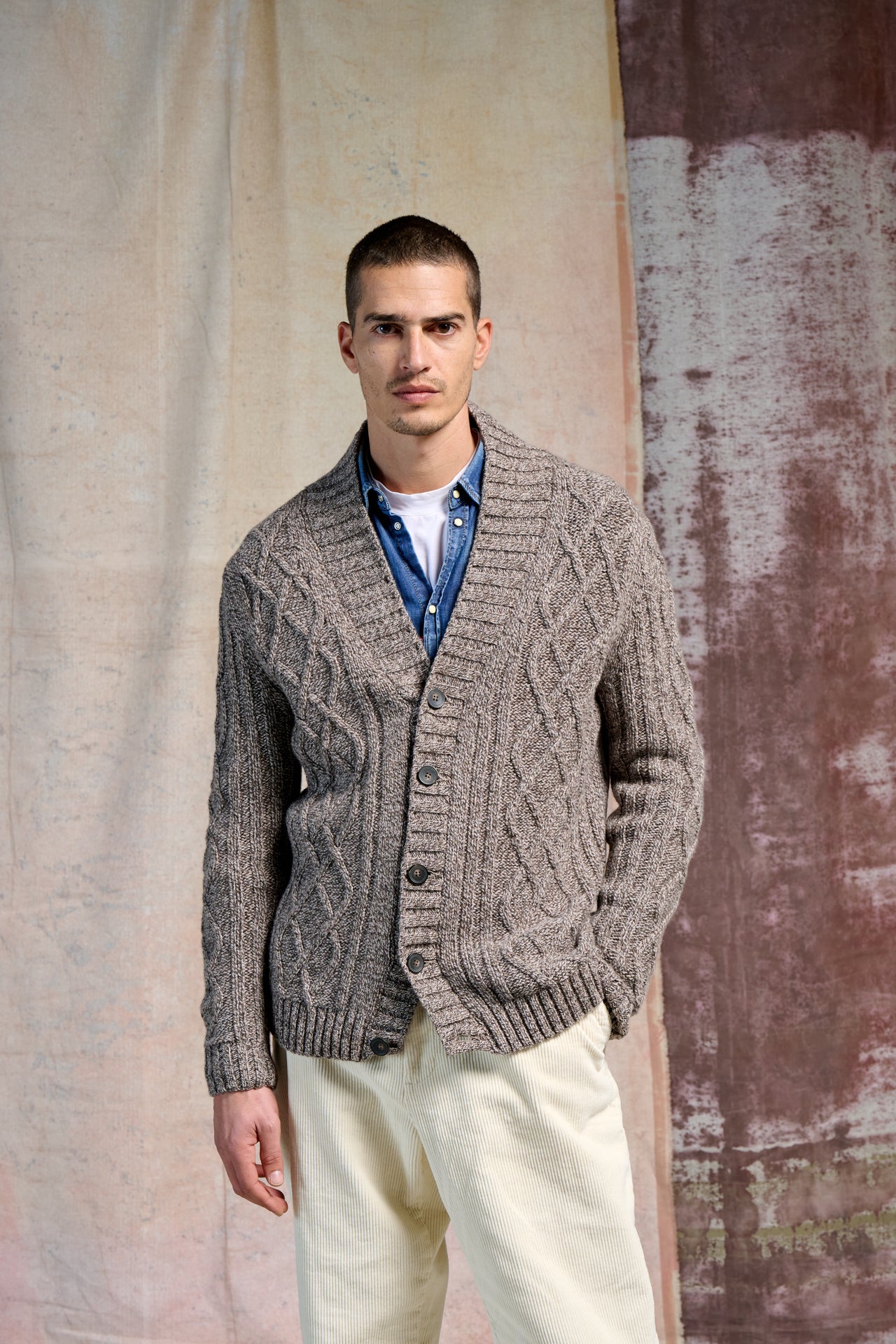 Cardigan Aran Silte Moulinè 3/15