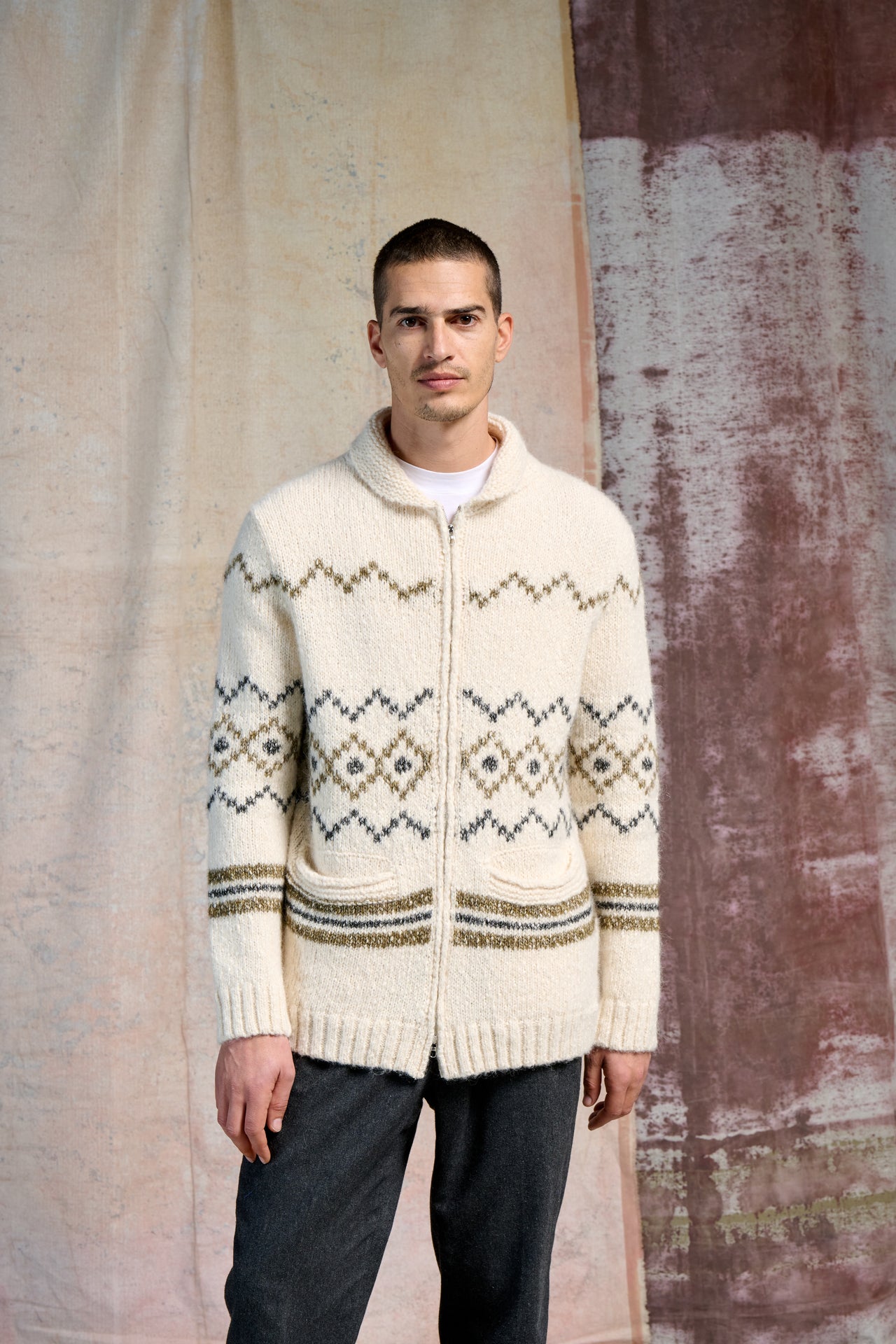 Japan Zip Jacquard Storm